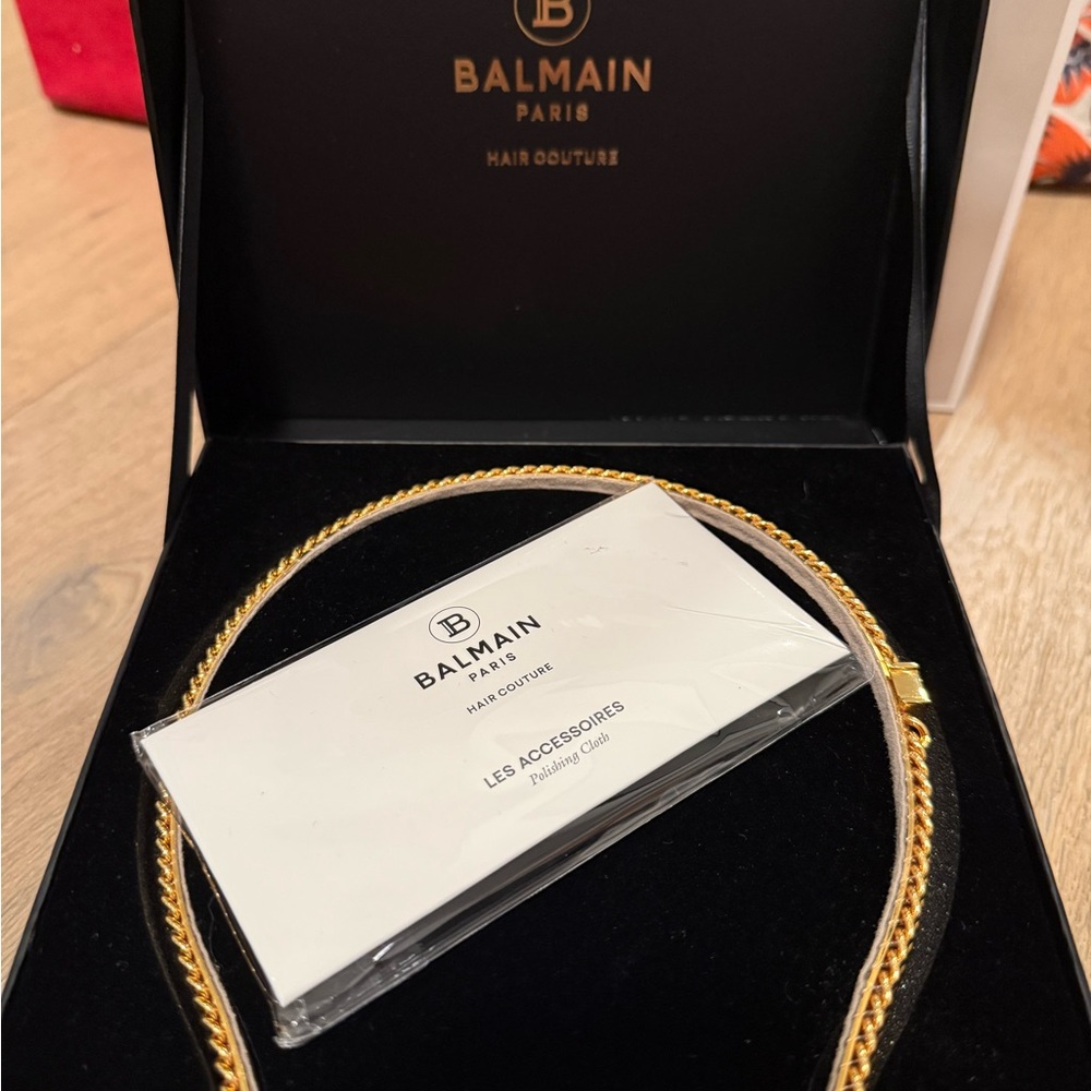 Balmain Gold Chain Hair Accessory - Picture 2 of 8